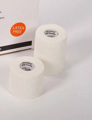 Cohesive premium overwrap white 2.5cm x 4.5m box of 12.